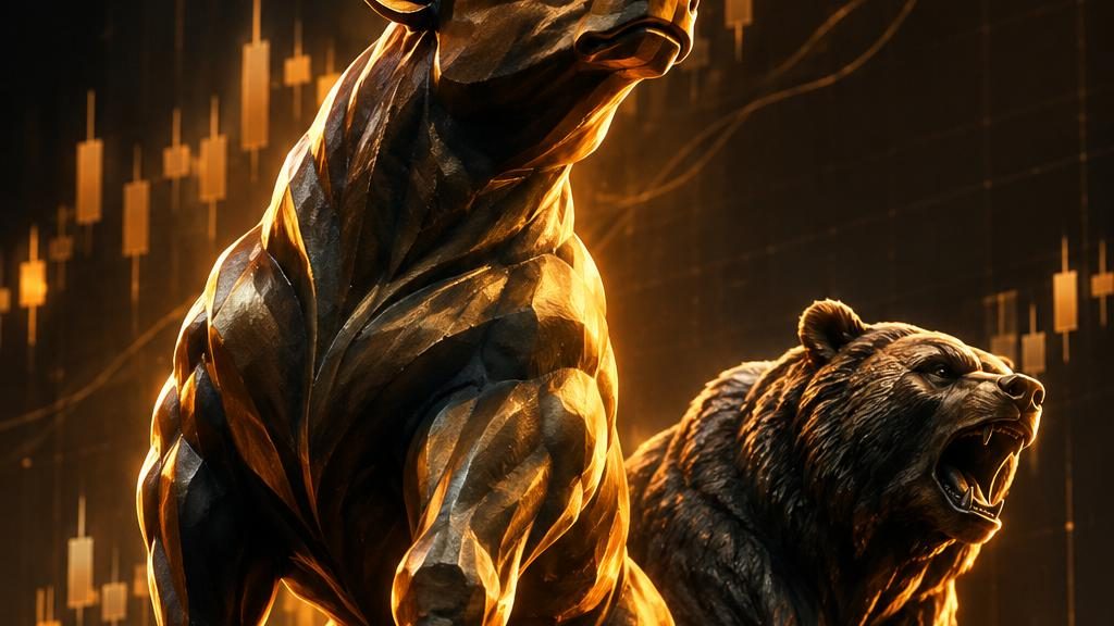 خلفية من نماذج شموع باهتة على رسم بياني، رسم ثلاثي الأبعاد متساوي القياس