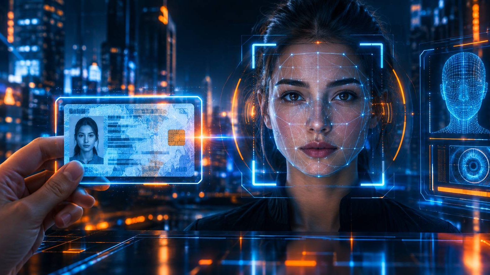 Open a trading account: KYC identity verification with an ID card and face scan